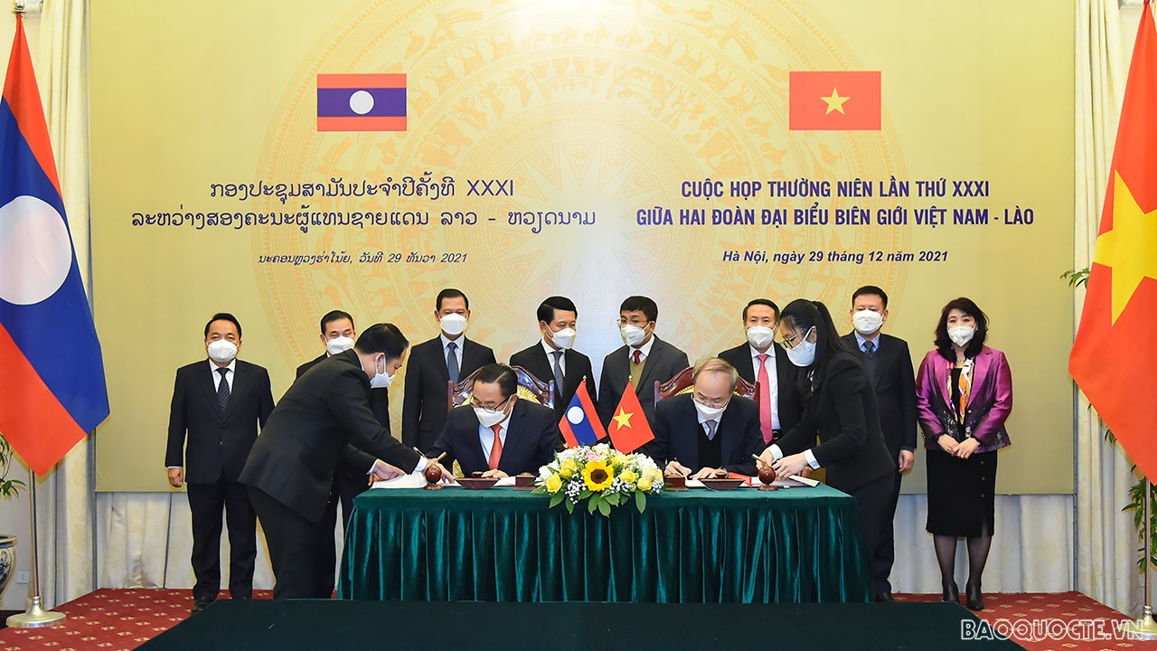 Việt Nam-Lào duy trì đường biên giới ổn định, thúc đẩy hợp tác phát triển kinh tế - xã hội