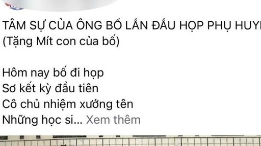 Bài thơ ông bố gửi con gái không phải học sinh Xuất sắc 'đánh trúng tim đen' của phụ huynh