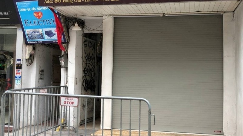 Hà Nội phong tỏa căn nhà phố Hàng Gai liên quan đến ca nghi mắc Covid-19