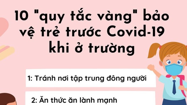 Trở lại trường sau Tết Nguyên đán, học sinh cần làm gì để bảo vệ mình trước Covid-19?