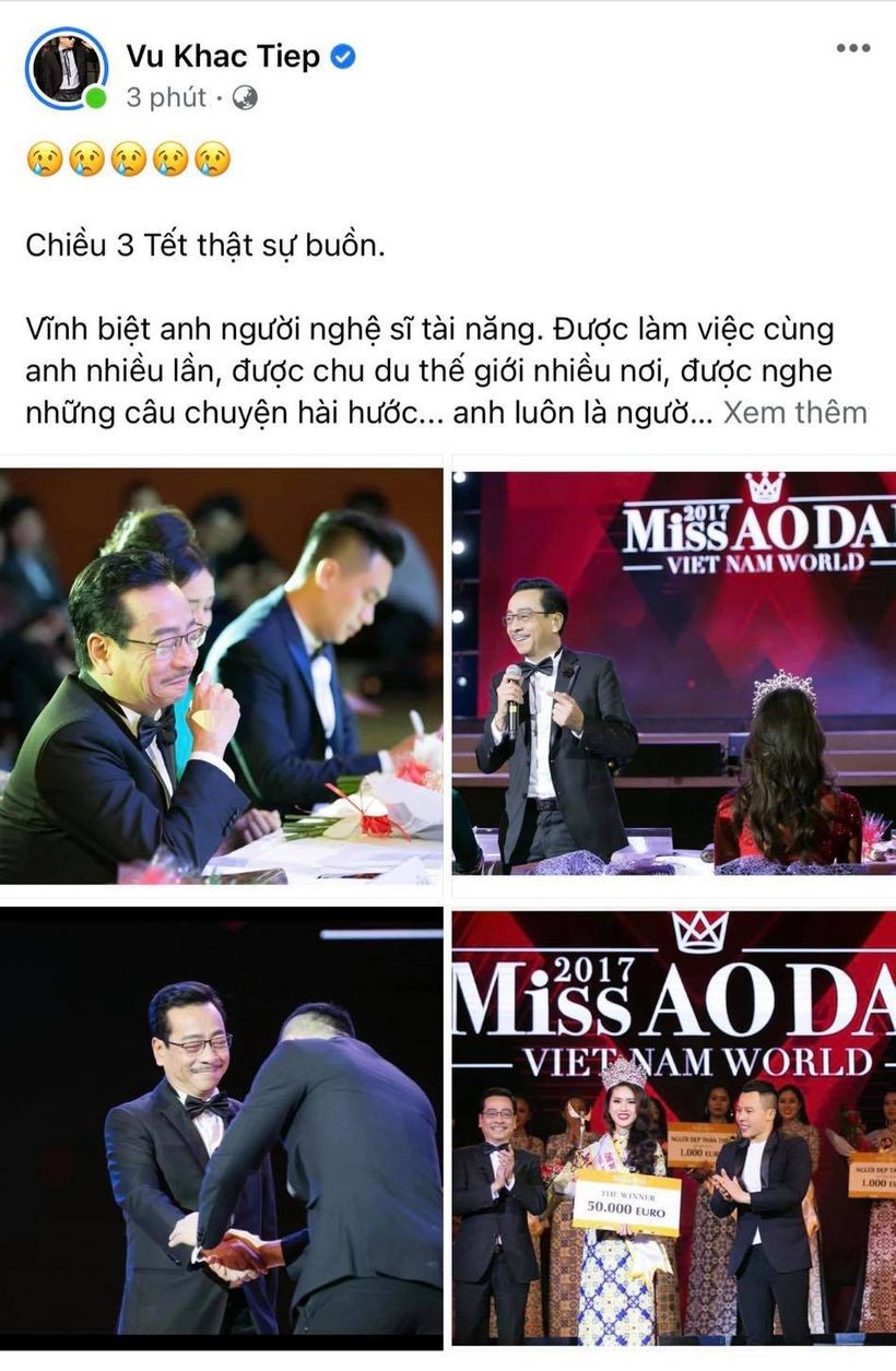 Nghệ sĩ thương tiếc 'ông Trùm' Hoàng Dũng