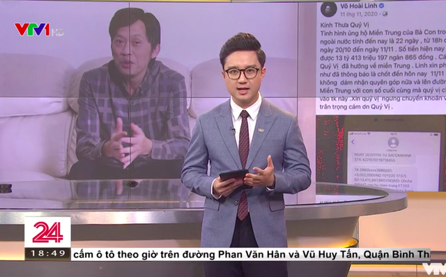 Vụ Hoài Linh làm từ thiện lên sóng VTV Vụ Hoài Linh làm từ thiện lên sóng VTV