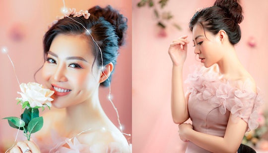 Nhan sắc gợi cảm của 'gái quê' Lệ trong Mùa hoa tìm lại