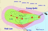 vung ap thap manh len thanh ap thap nhiet doi mien trung mua to
