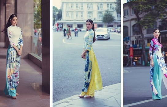 Hoa hậu Tiểu Vy thanh lịch với Bộ sưu tập áo dài "Sài Gòn ơi!" mừng Quốc khánh 2/9