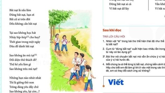 Sách giáo khoa Ngữ văn lớp 6 mới: Vì sao bài thơ 'Bắt nạt' gây tranh cãi?