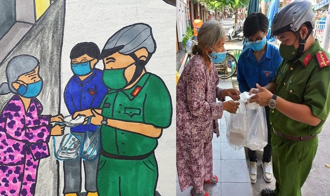 Xúc động những bức tranh bé gái vẽ...