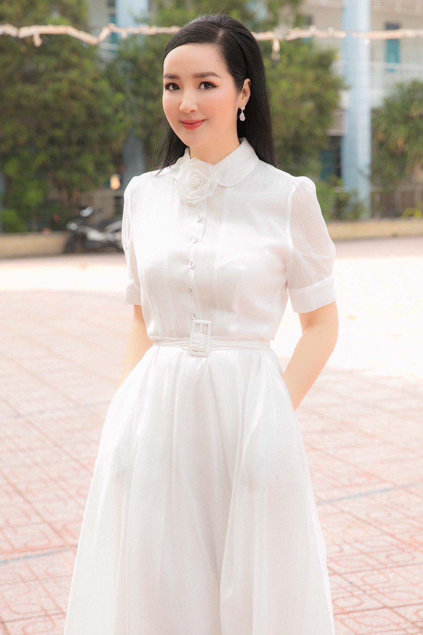 Hoa hậu Đền Hùng Giáng My hack tuổi đỉnh cao