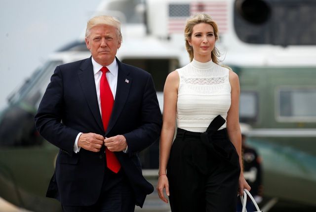 Tổng thống Mỹ Donald Trump và con gái Ivanka (Ảnh: Reuters) Bầu cử Mỹ 2020: Ivanka Trump gây quỹ 13 triệu USD giúp cha