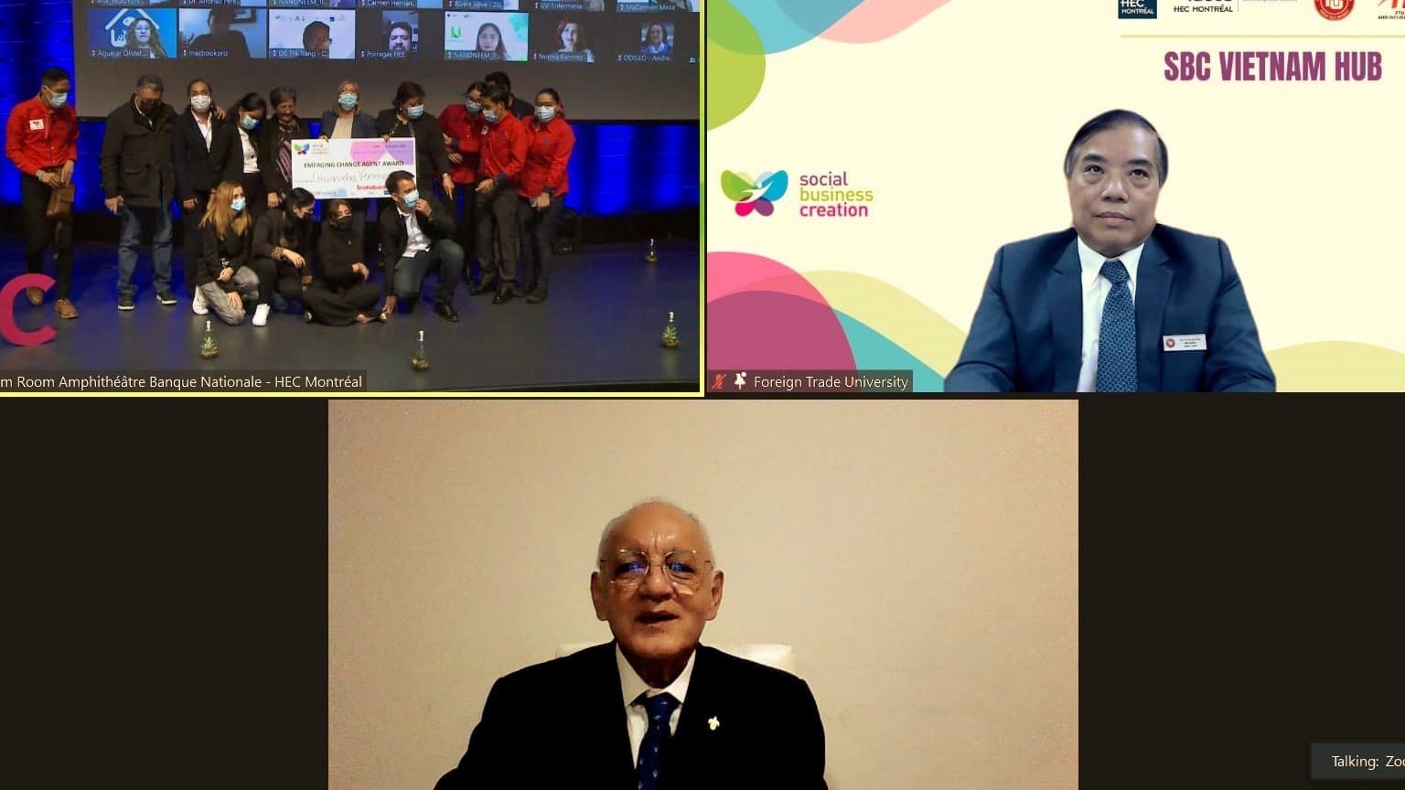 ĐH Ngoại thương giành giải 30.000 USD cuộc thi Sáng tạo kinh doanh toàn cầu