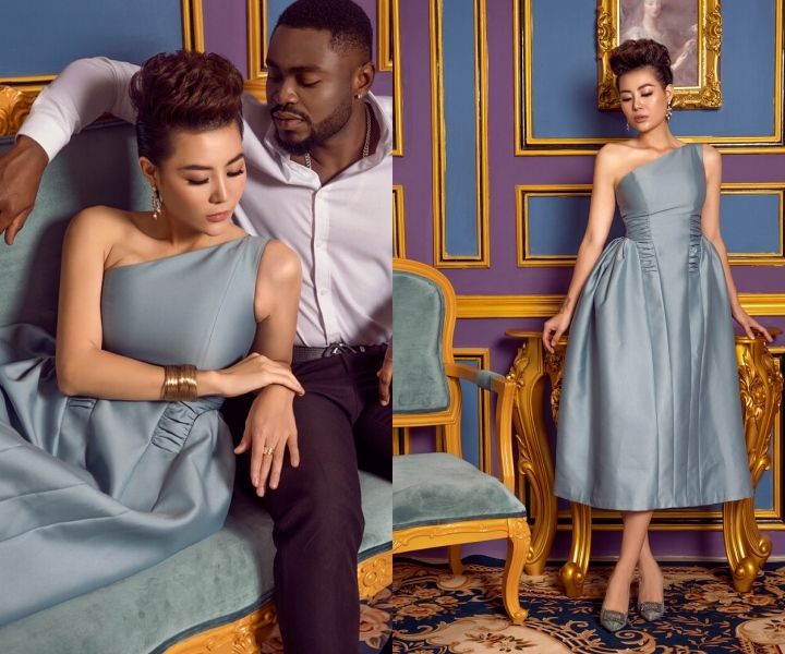 Thanh Hằng gây thương nhớ khi biến tấu khăn thành váy xẻ tà quyến rũ, Á hậu Huyền My 'đốt mắt' bằng chiếc đầm đỏ