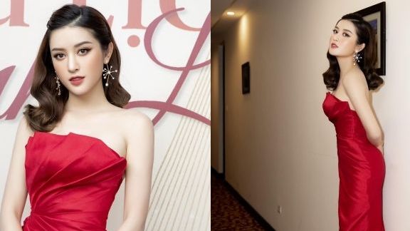 Thanh Hằng gây thương nhớ khi biến tấu khăn thành váy xẻ tà quyến rũ, Á hậu Huyền My 'đốt mắt' bằng chiếc đầm đỏ