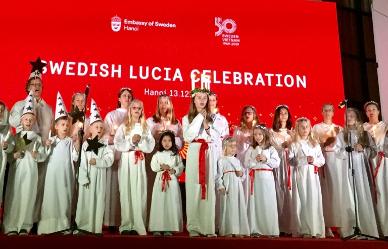 Đón Giáng sinh sớm cùng người Thụy Điển tại Lễ hội Lucia