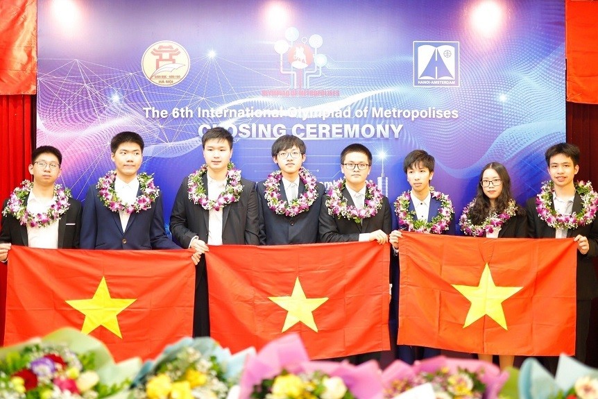 Học sinh Việt Nam giành 1 HC Vàng, 6 HC Bạc kỳ thi Olympic quốc tế các thành phố lớnd Học sinh Việt Nam giành 1 HC Vàng, 6 HC Bạc kỳ thi Olympic quốc tế các thành phố lớnd