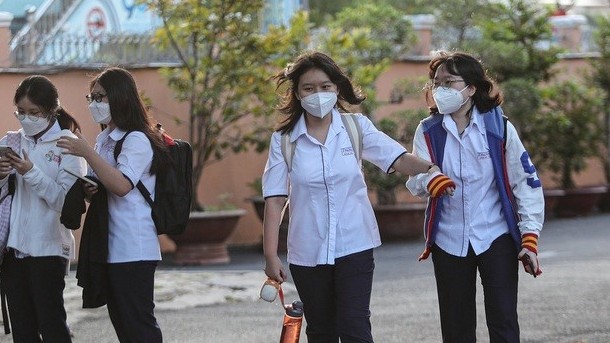 Lịch học trực tiếp của học sinh TP. Hồ Chí Minh từ ngày 4/1/2022