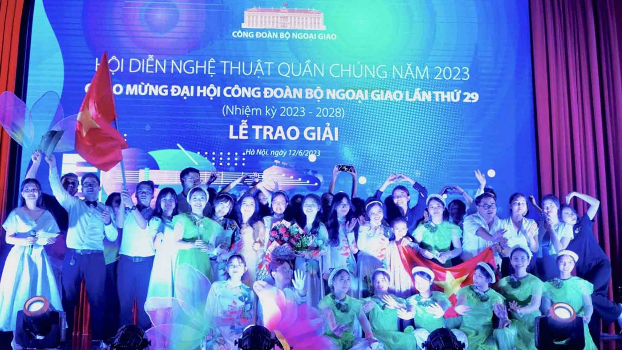 Hội diễn văn nghệ quần chúng Bộ Ngoại giao năm 2023