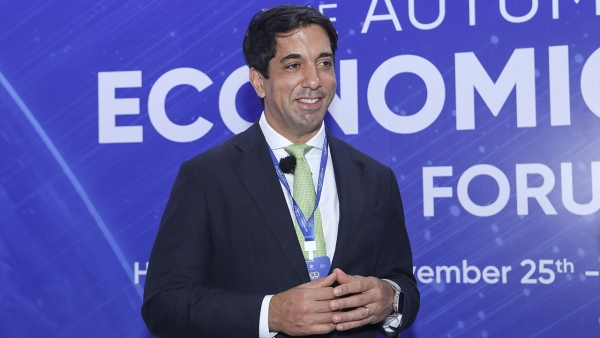 Giám đốc tập đoàn PRIVA khu vực Đông Nam Á - Nhật Bản - Hàn Quốc trả lời phỏng vấn bên lề Diễn đàn Kinh tế mùa Thu năm 2025