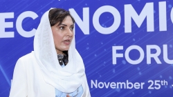 Giám đốc điều hành Trung tâm C4IR Saudi Arabia trả lời phỏng vấn bên lề Diễn đàn Kinh tế mùa Thu 2025